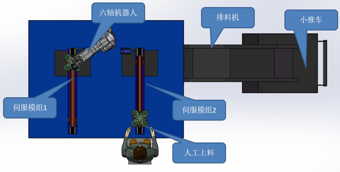 冒口激光切割机-整体外观图