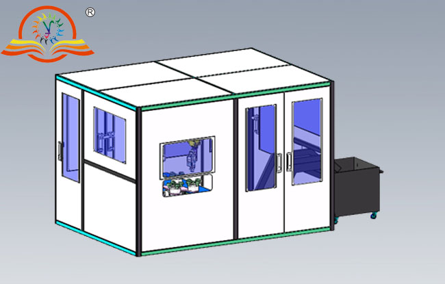 数控锯切设备SDY-6R25-3T CNC-非标定制-特殊铸件冒口机器人-激光切割）